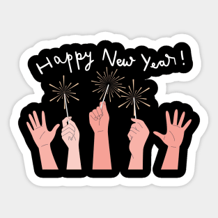 Happy New Year Sticker